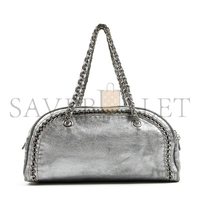 CHANEL METALLIC GRAINED CALFSKIN LUXE LIGNE BOWLER BAG (33*17*15cm)
